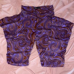 Zara Multi-Colored Flared Pants